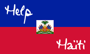 drapeau haïti help aide seisme tremblement de terre