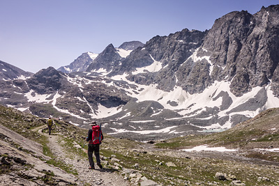 photo montagne alpes haute maurienne alpes grees refuge rifugio alberto gastaldi