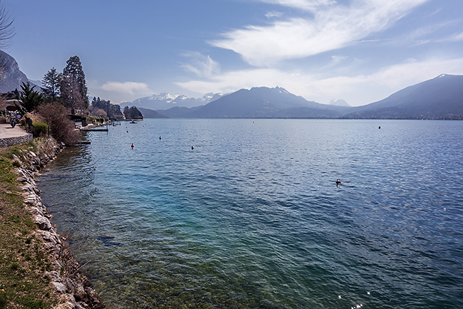 photo montagne alpes haute savoie annecy lac velo