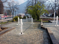 photo fontaines annecy lac