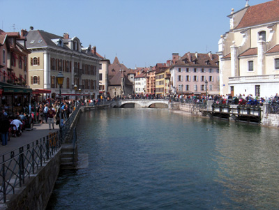 photo Annecy canaux vieille ville