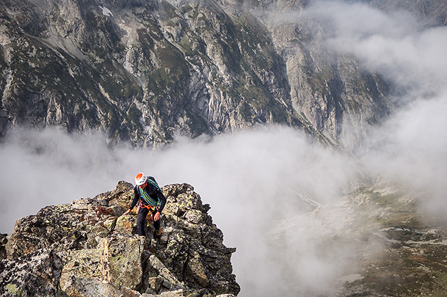 photo montagne alpes alpinisme escalade ecrins olan pointe du vallonnet arête des murois