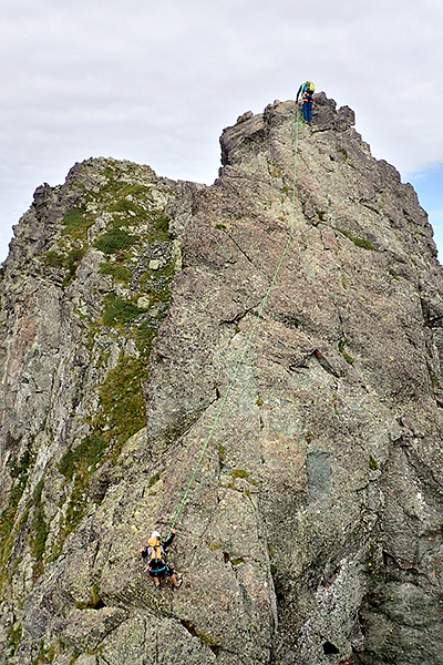 photo montagne alpes escalade grande voie alpinisme belledonne aretes dents du loup