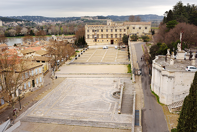 photo france provence paca avignon palais papes visite tourisme