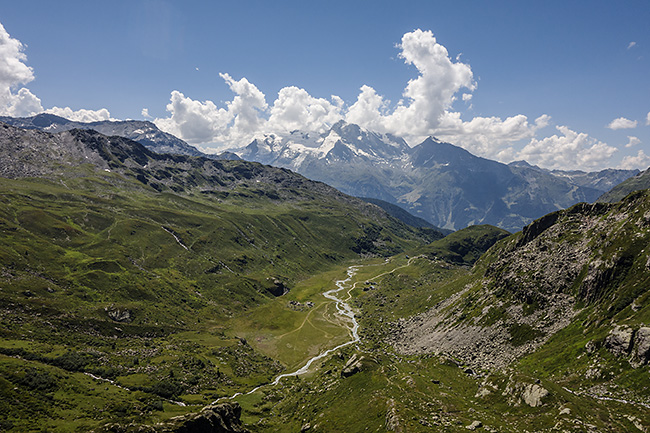 photo montagne alpes escalade vanoise alpes grées tarentaise barre des colombettes revers coup droit