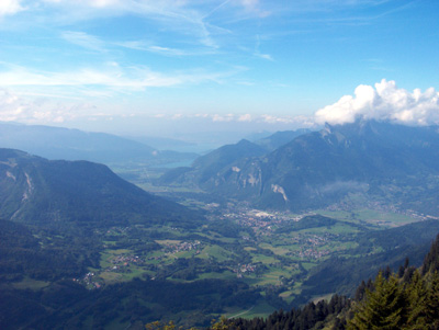 photo montagne alpes randonnée Belle Etoile sommet vue lac d'Annecy