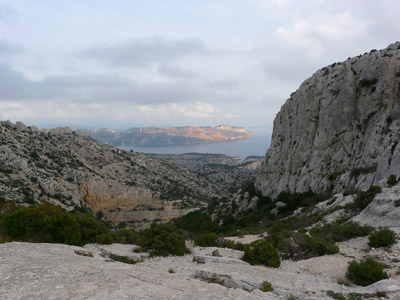 photo montagne randonnée calanques