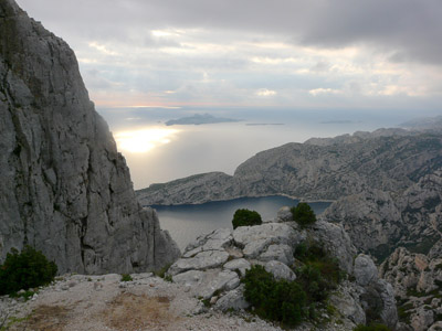 photo montagne randonnée calanques