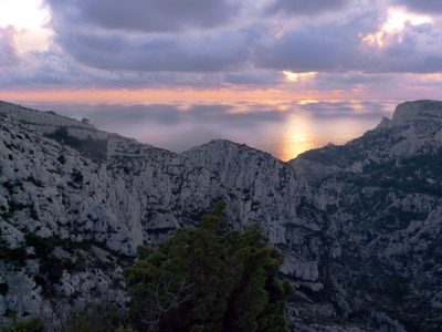 photo montagne randonnée calanques