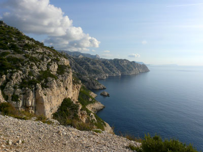 photo montagne randonnée calanques