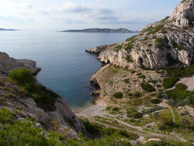 photo montagne randonnée calanques