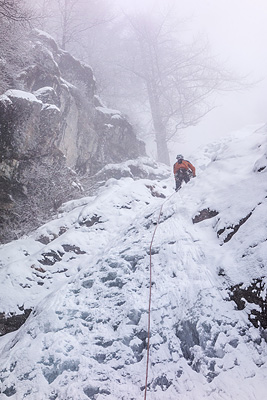 photo montagne alpes oisans ecrins la grave cascade glace colere du ciel