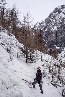 photo montagne alpes oisans ecrins la grave cascade glace nuit sera fraiche