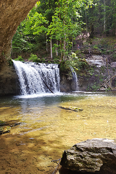 photo montagne jura randonnée rando cascades hérisson