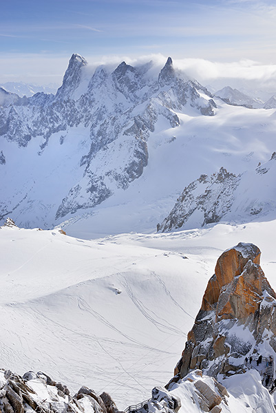 photo montagne alpes randonnée haute savoie chamonix mont blanc aiguille du midi