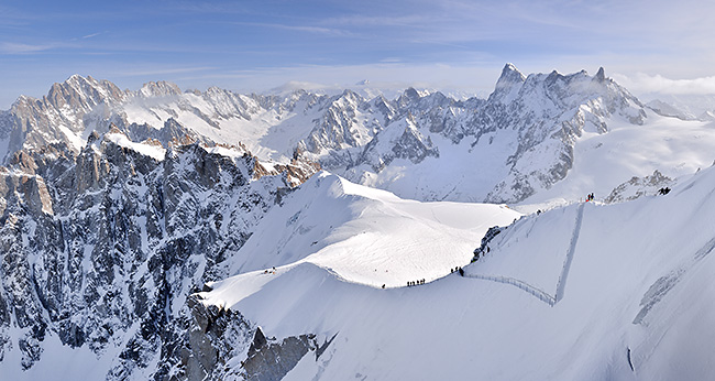 photo montagne alpes randonnée haute savoie chamonix mont blanc aiguille du midi