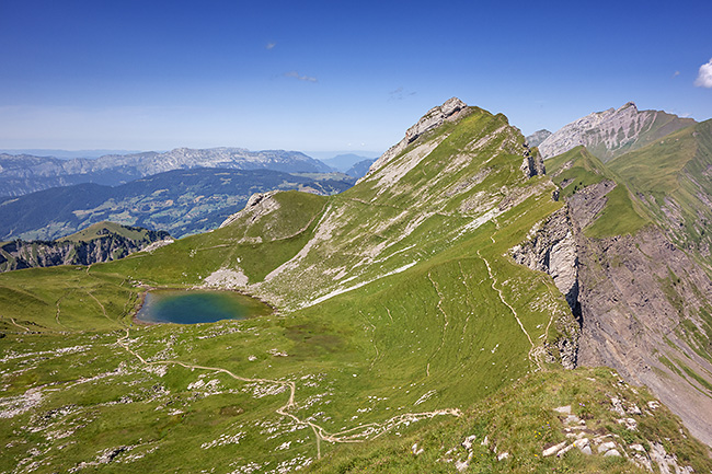 photo montagne alpes randonnée rando savoie bornes aravis ugine albertville col arpettaz mont charvin via ferrata