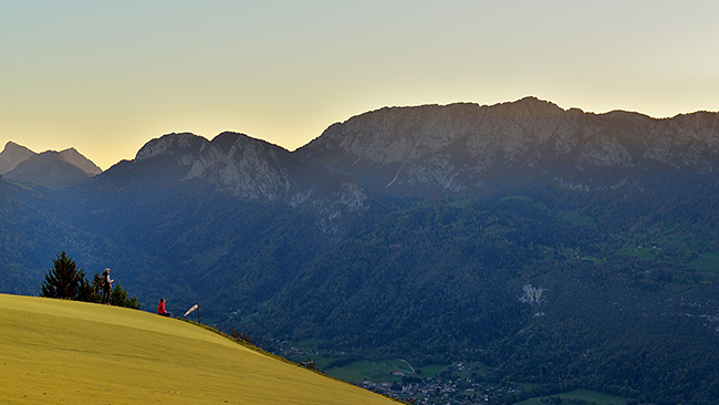 photo montagne alpes randonnée rando savoie aravis annecy col forclaz