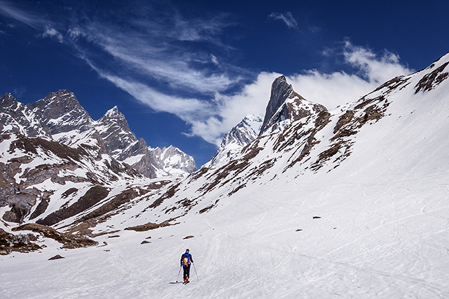 photo montagne alpes ski randonnée rando savoie tarentaise vanoise pralognan col de la vanoise col de la grande casse