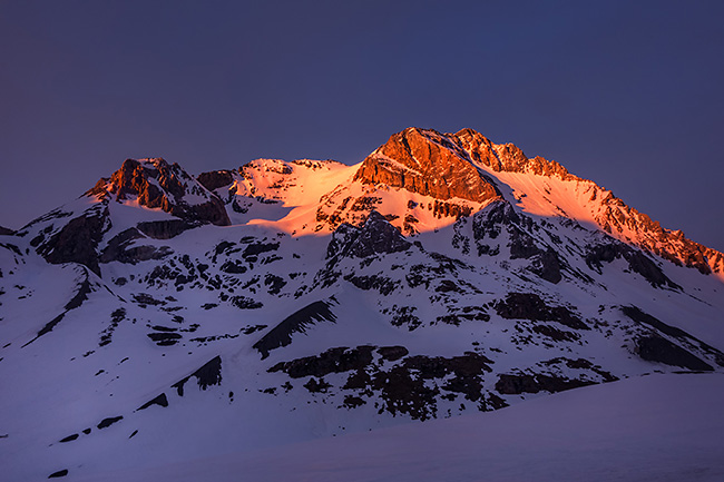 photo montagne alpes ski randonnée rando savoie tarentaise vanoise pralognan col de la vanoise col de la grande casse