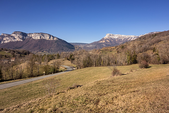 photo montagne alpes savoie bauges chambery montmelian col marocaz velo