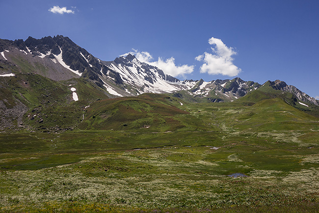 photo montagne alpes randonnée rando savoie beaufortain cormet roselend lac