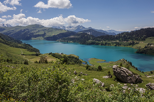 photo montagne alpes randonnée rando savoie beaufortain cormet roselend lac