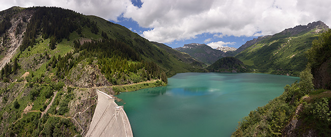 photo montagne alpes randonnée rando savoie beaufortain cormet roselend lac