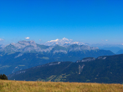 photo montagne alpes randonnée crêt de chatillon mont blanc