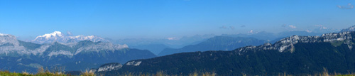 photo montagne alpes randonnée crêt de chatillon panorama