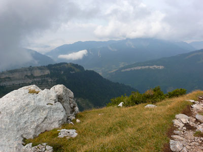 photo montagne alpes randonnée dent de crolles sangle de la barrère