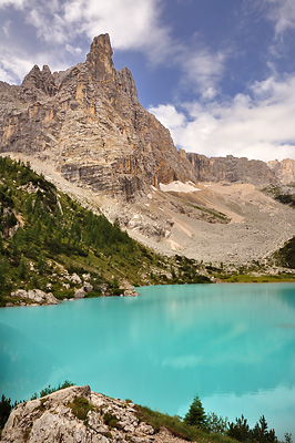 photo montagne alpes dolomites lago sorapis