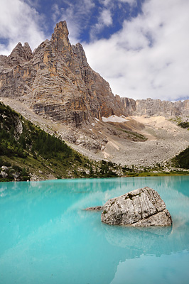 photo montagne alpes dolomites lago sorapis