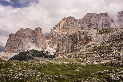 photo montagne alpes dolomites passo falzarego