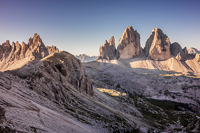 photo montagne alpes dolomites tre cime di lavaredo innerkofler