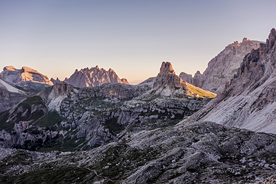 photo montagne alpes dolomites tre cime di lavaredo innerkofler