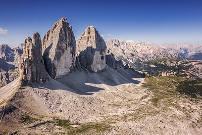 photo montagne alpes dolomites tre cime di lavaredo innerkofler