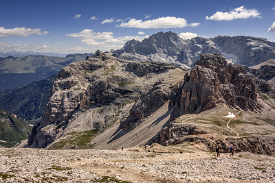 photo montagne alpes dolomites tre cime di lavaredo innerkofler