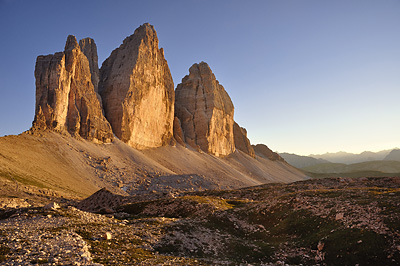 photo montagne alpes dolomites tre cime di lavaredo