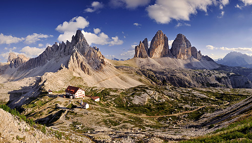 photo montagne alpes dolomites tre cime di lavaredo