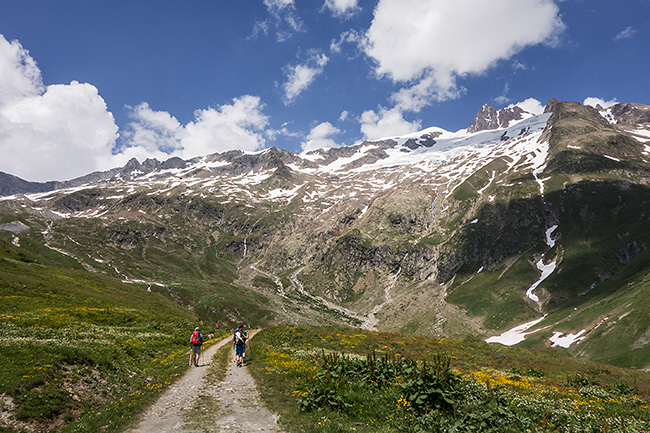 photo montagne alpes alpinisme haute savoie chapieux bourg saint maurice ville des glaciers mont blanc arete des lanchettes dome des glaciers