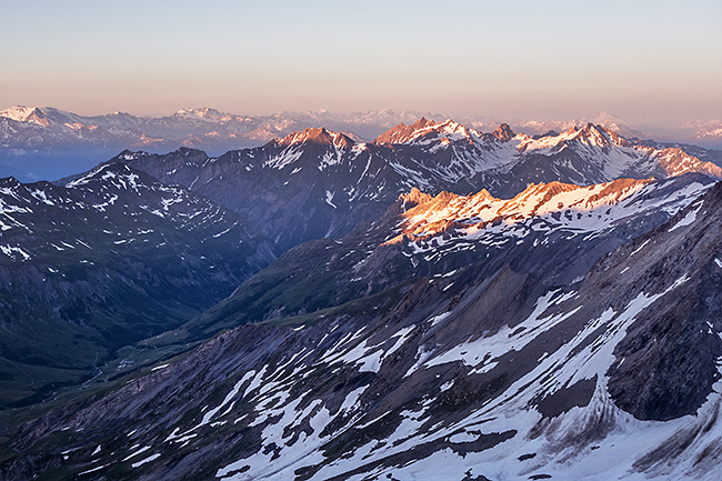 photo montagne alpes alpinisme haute savoie chapieux bourg saint maurice ville des glaciers mont blanc arete des lanchettes dome des glaciers