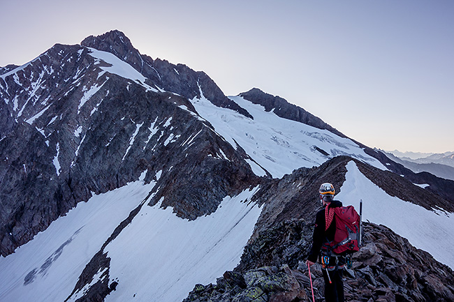 photo montagne alpes alpinisme haute savoie chapieux bourg saint maurice ville des glaciers mont blanc arete des lanchettes dome des glaciers