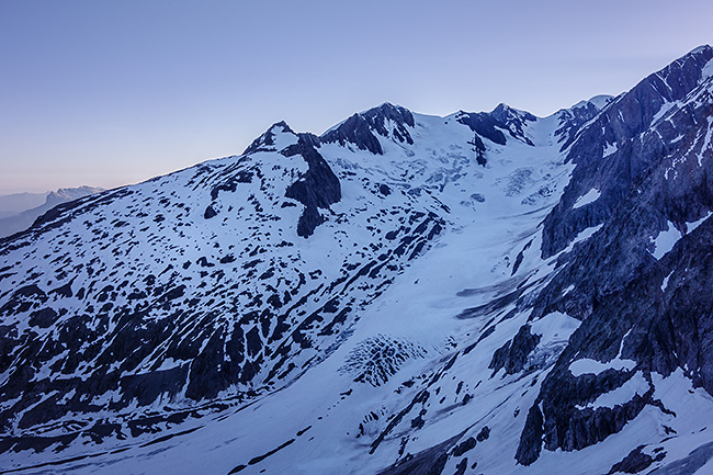 photo montagne alpes alpinisme haute savoie chapieux bourg saint maurice ville des glaciers mont blanc arete des lanchettes dome des glaciers