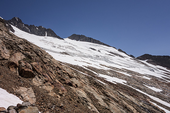 photo montagne alpes alpinisme haute savoie chapieux bourg saint maurice ville des glaciers mont blanc arete des lanchettes dome des glaciers