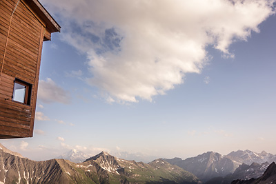 photo montagne alpes beaufortain mont blanc refuge robert blanc