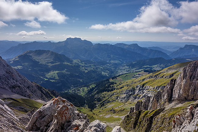 photo montagne alpes escalade grande voie aravis pointes de la blonnière arete à marion