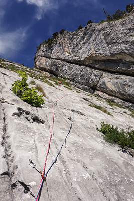 photo montagne alpes escalade grande voie aravis tournette bouton a nos belles annees