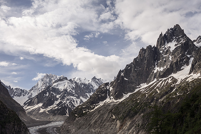 photo montagne alpes escalade grande voie haute savoie chamonix montenvers mer de glace