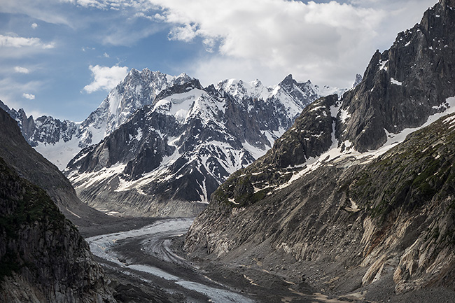 photo montagne alpes escalade grande voie haute savoie chamonix montenvers mer de glace